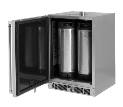 Lynx 24" Refrigerator w/Keg option, Left Hinge