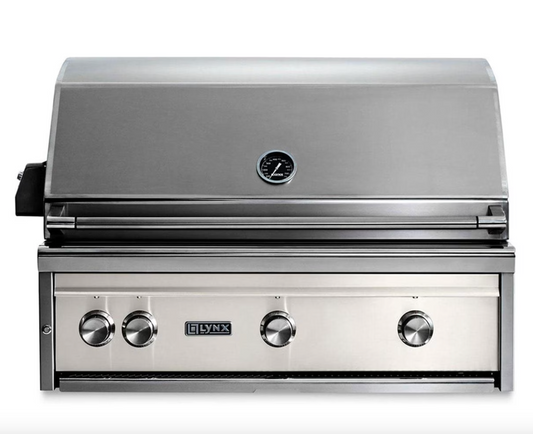 Lynx 36"  Built-In Grill - 1 Trident™ w/ Rotisserie - Glacier