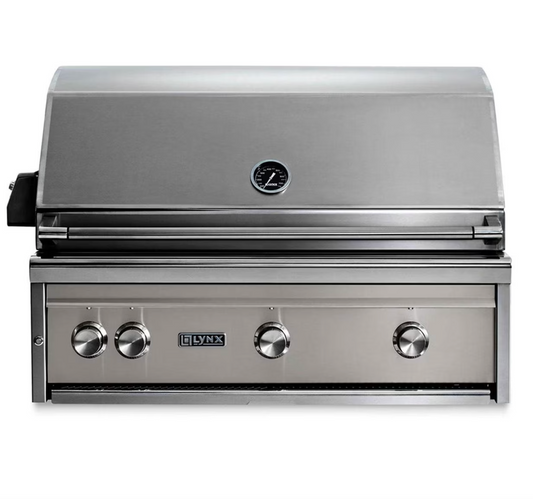 Lynx 36"  Built-In Grill - 1 Trident™ w/ Rotisserie - Limestone