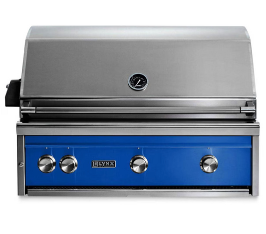 Lynx 36"  Built-In Grill - 1 Trident™ w/ Rotisserie - Pacific Blue