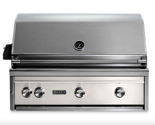 Lynx 42" Built-In Grill  - 1 Trident™ w/ Rotisserie - Glacier