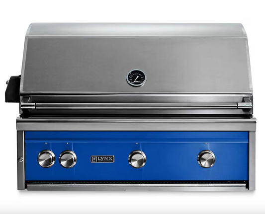 Lynx 42" Built-In Grill w/ Rotisserie - Pacific Blue