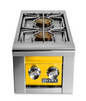 Lynx Built-in Double side burners - California Poppy