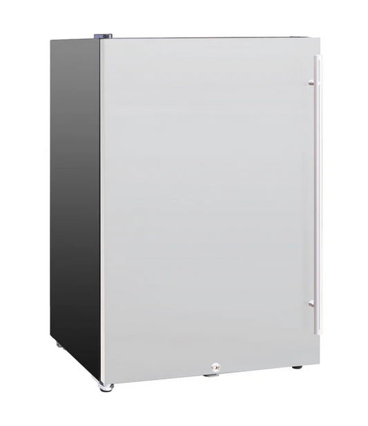 Summerset 22" 4.1c Deluxe Outdoor Approved Fridge w/ Upgraded SS Door & Handle  - Right to Left Opening