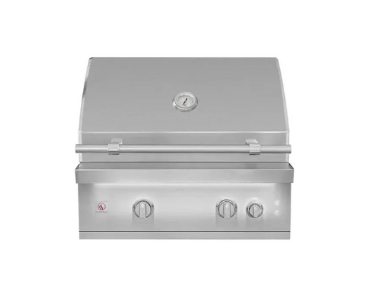 Summerset 30" Quest Grill - LP, 2 Burner, Rear Burner, 2 pcs Warming Rack