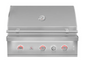 Summerset 36" Quest Grill - LP, 3 Burner, Rear Burner, 2 pcs Warming Rack