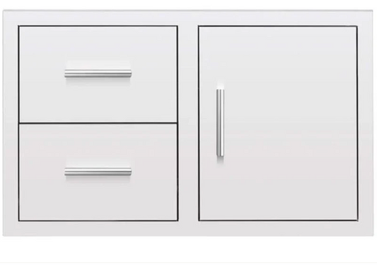 Summerset 36"  2-Drawer and Access Door Combo with Hidden Hinge