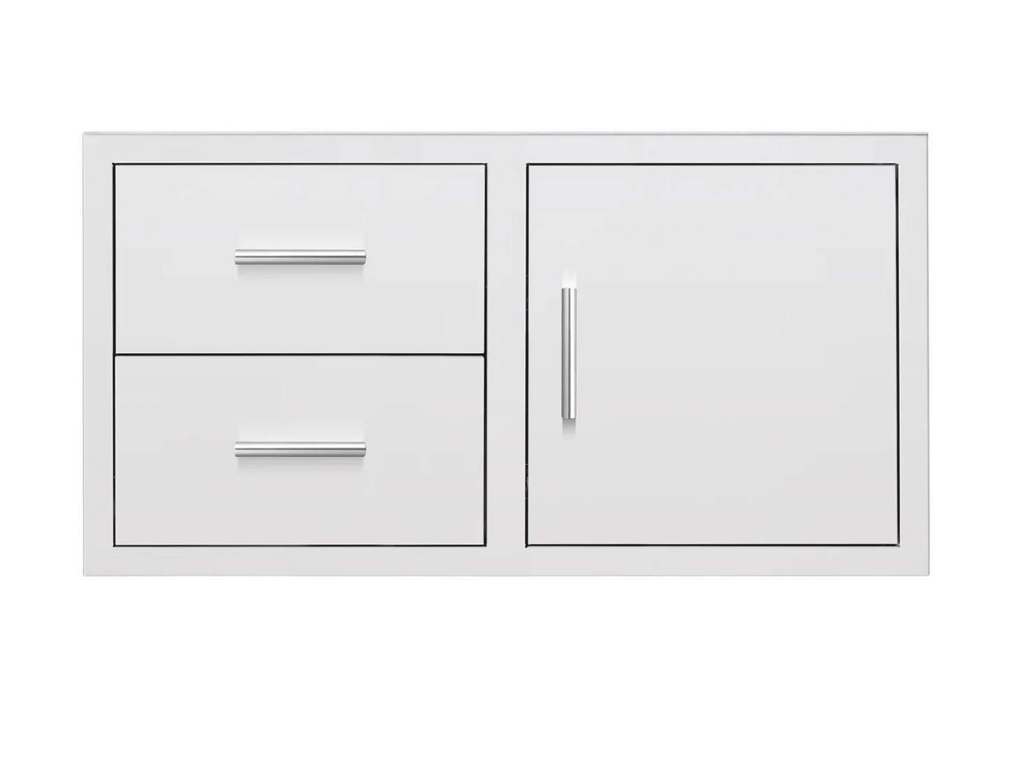 Summerset 42"  2-Drawer and Access Door Combo with Hidden Hinge