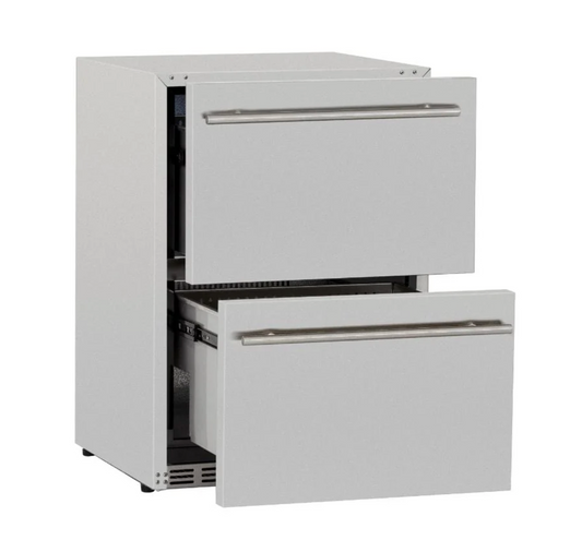 Summerset 5.3c Deluxe Outdoor Rated 2-Drawer Fridge