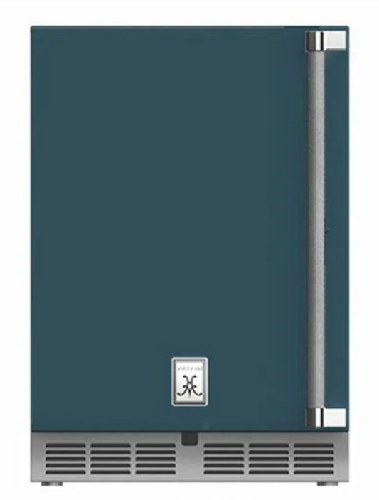 Hestan 24" Dual Zone Refrigerator with Wine, Solid Door & Lock, Left Hinged COLOR