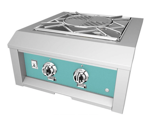 Hestan 24" Power Burner, 50,000 BTU High Performance Burner & 20,000 BTU Inner Simmer Burner  BUILT-IN APPLICATION ONLY- NG COLOR