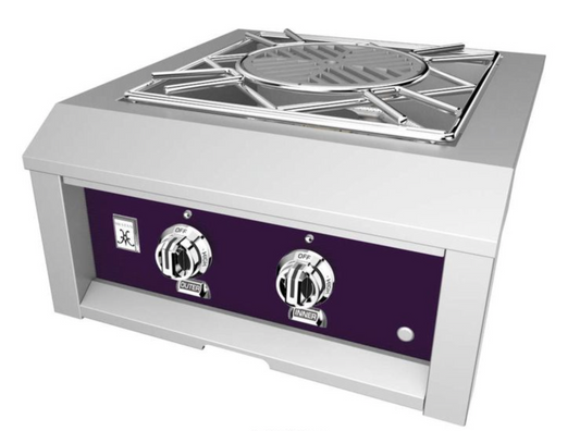 Hestan 24" Power Burner, 50,000 BTU High Performance Burner & 20,000 BTU Inner Simmer Burner BUILT-IN - LP COLOR