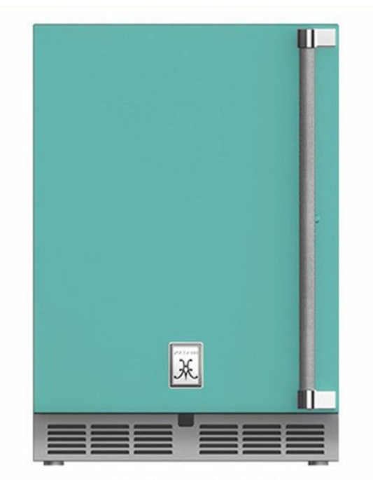 Hestan 24" Refrigerator, Solid Door, with Lock, Left Hinged COLOR