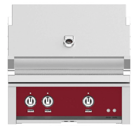 Hestan 30" Grill, Built-in, (2) Sear, Rotisserie-NG COLOR