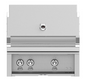 Hestan 30" Grill, Built-in, (2) Trellis, Rotisserie LP