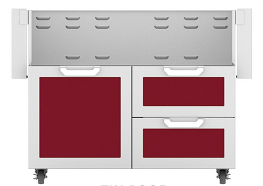 Hestan 42" Double Drawer and Door Cart-COLOR