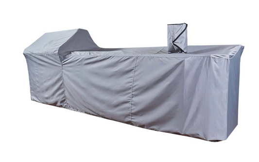 Hestan Ultra’tect Poly Fabric Cover, Outdoor Living Suite,  8 Foot WITH RAISED "BELLYBAR"