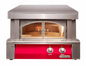 Alfresco 30" Pizza Oven For Built-In Installations - Raspberry Red-Gloss