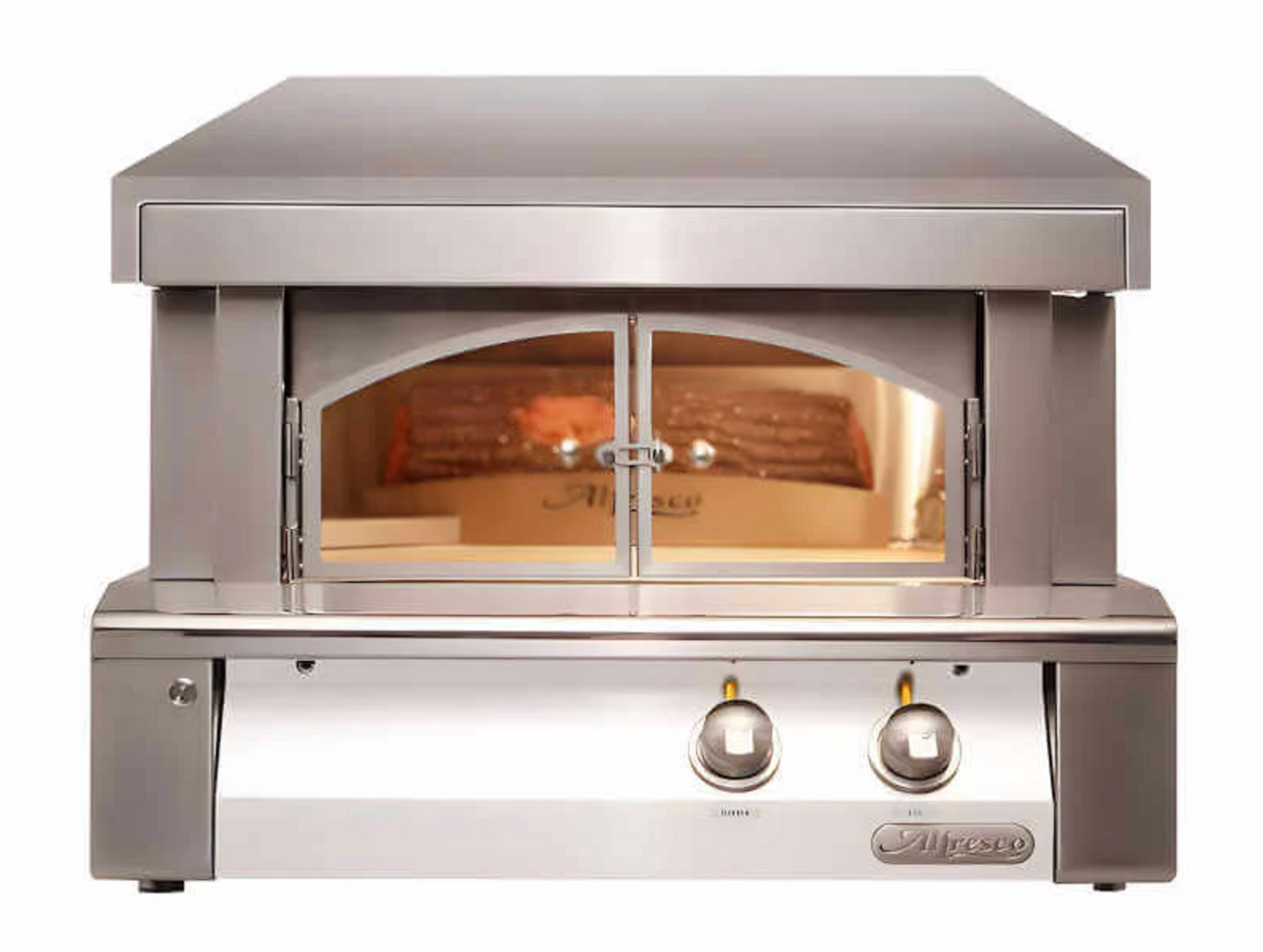 Alfresco 30" Pizza Oven For Built-In Installations - Signal White-Matte