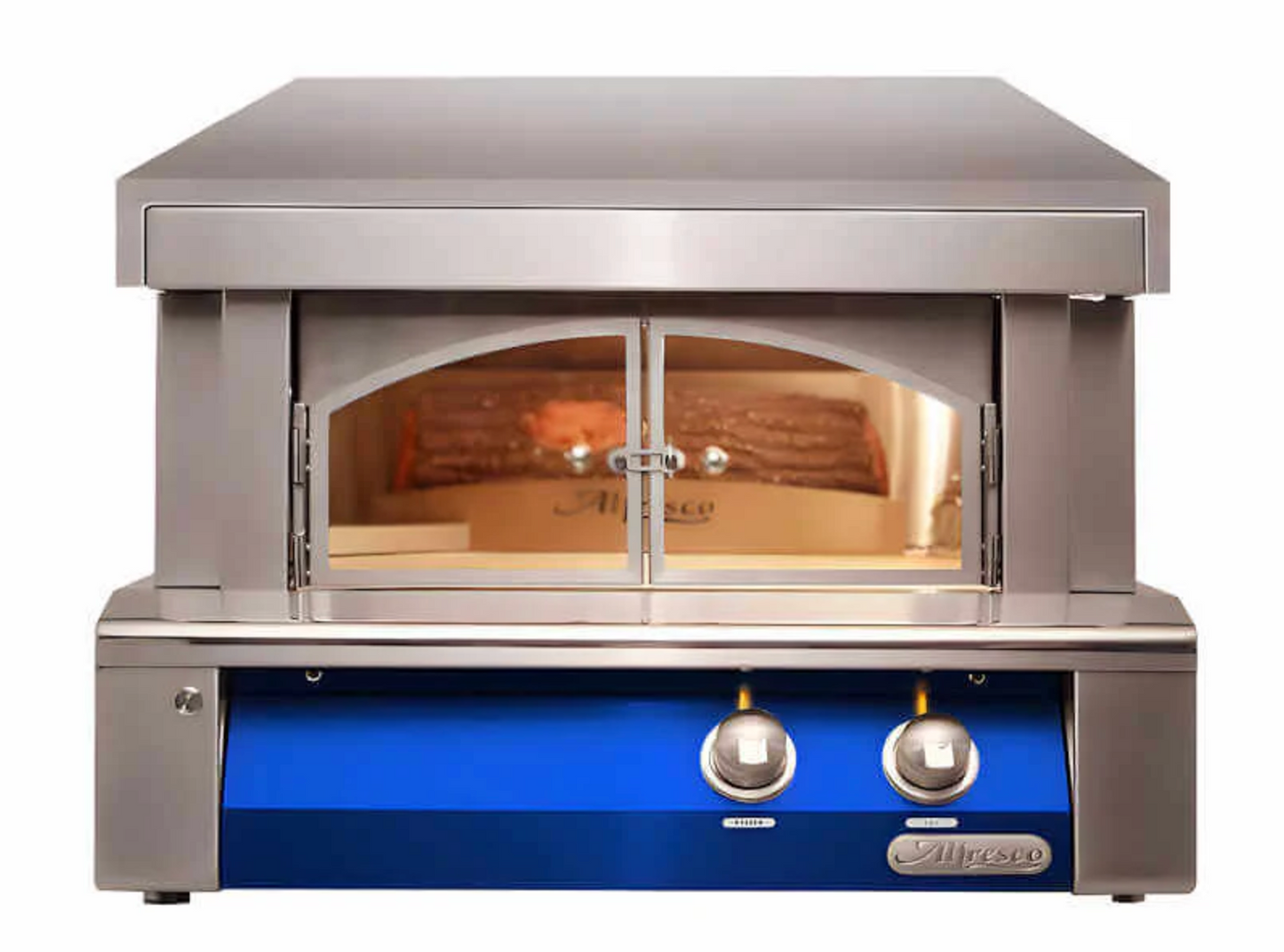 Alfresco 30" Pizza Oven For Built-In Installations - Ultramarine Blue-Gloss