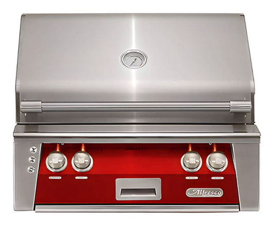 Alfresco 30" Sear Zone Grill Built-In - Carmine Red-Gloss