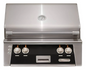 Alfresco 30" Sear Zone Grill Built-In - Jet Black-Gloss