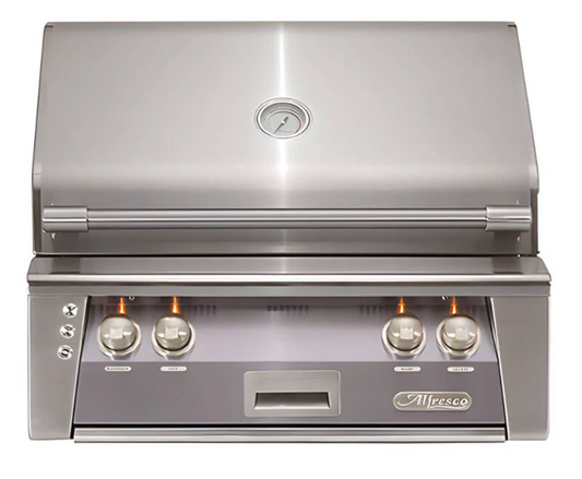 Alfresco 30" Sear Zone Grill Built-In - Signal Grey-Gloss