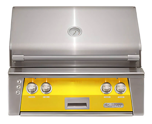 Alfresco 30" Sear Zone Grill Built-In - Traffic Yellow-Gloss