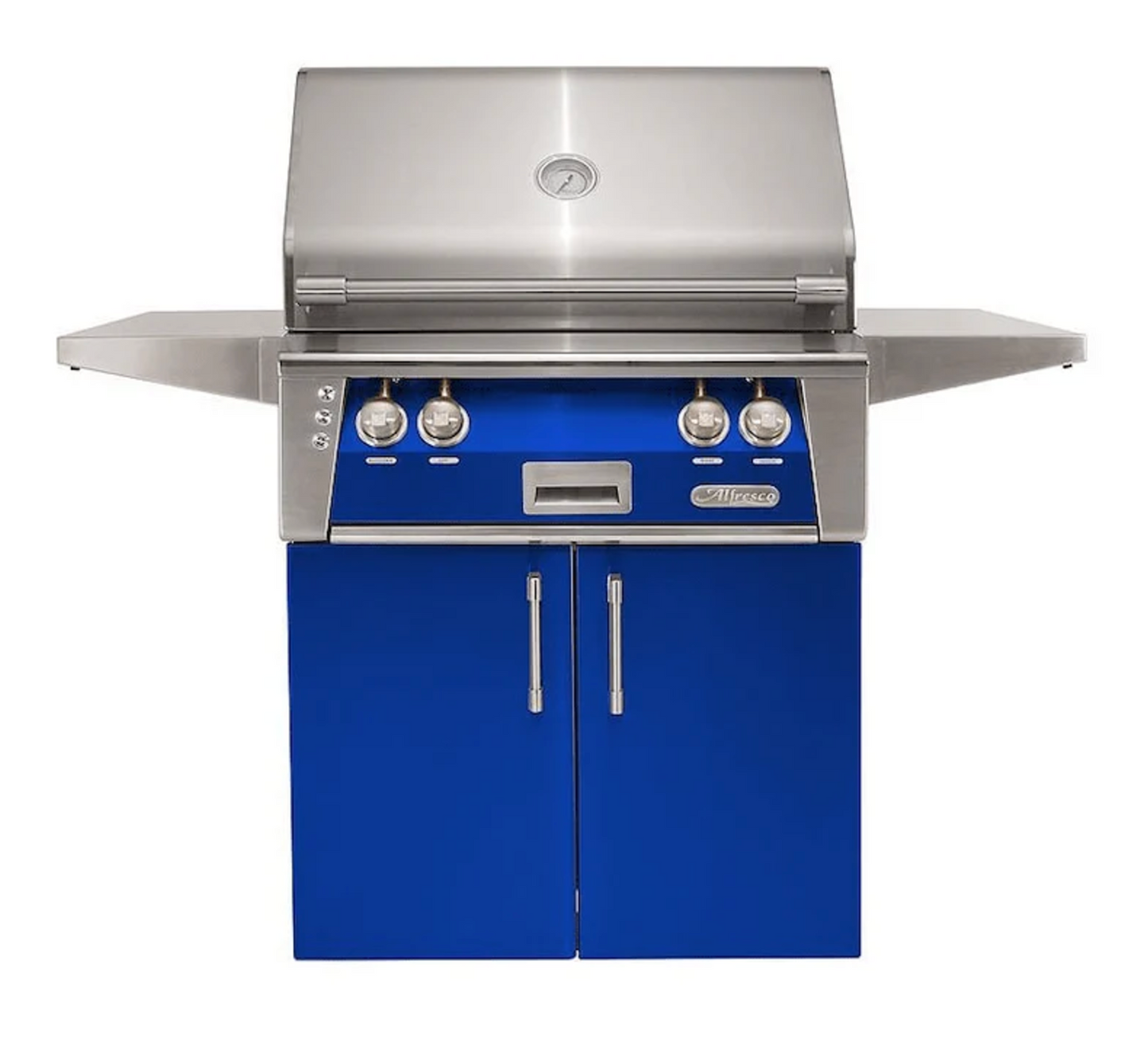 Alfresco 30" Sear Zone Grill Cart - Ultramarine Blue-Gloss