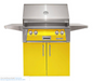 Alfresco 30" Standard Grill On Cart - Traffic Yellow-Gloss