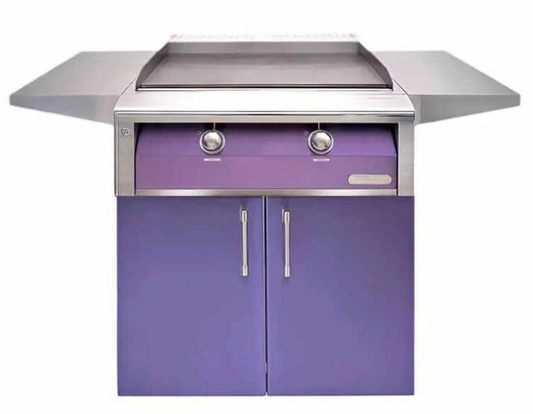 Alfresco 30" Standard, 2 Door Cart (Cart Only) for a AXE-30GT - Blue Lilac-Gloss