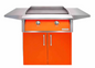 Alfresco 30" Standard, 2 Door Cart (Cart Only) for a AXE-30GT - Luminous Orange-Gloss