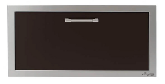 Alfresco 30" Versa Power Accessory Drawer - Jet Black-Matte