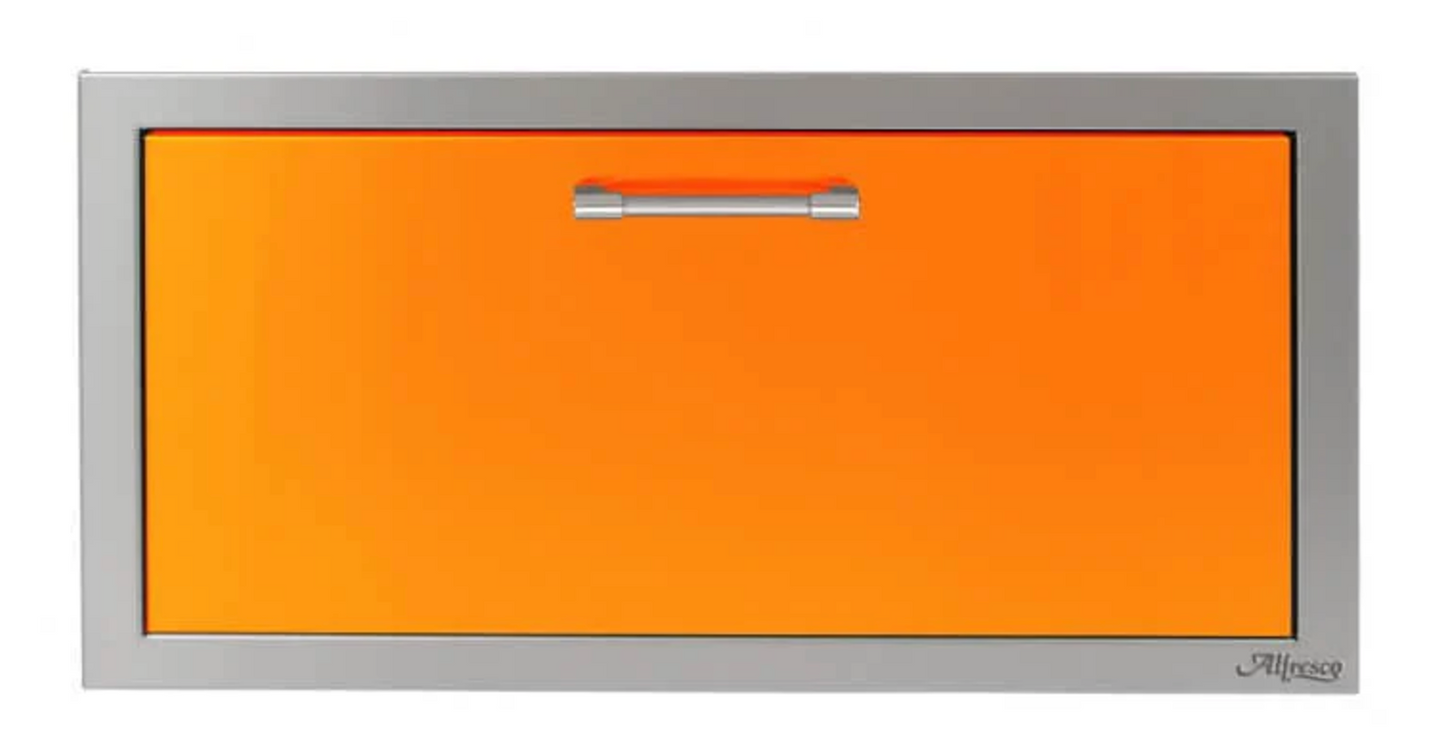 Alfresco 30" Versa Power Accessory Drawer - Luminous Orange-Gloss