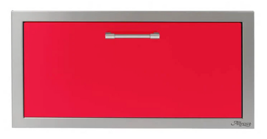 Alfresco 30" Versa Power Accessory Drawer - Raspberry Red-Gloss