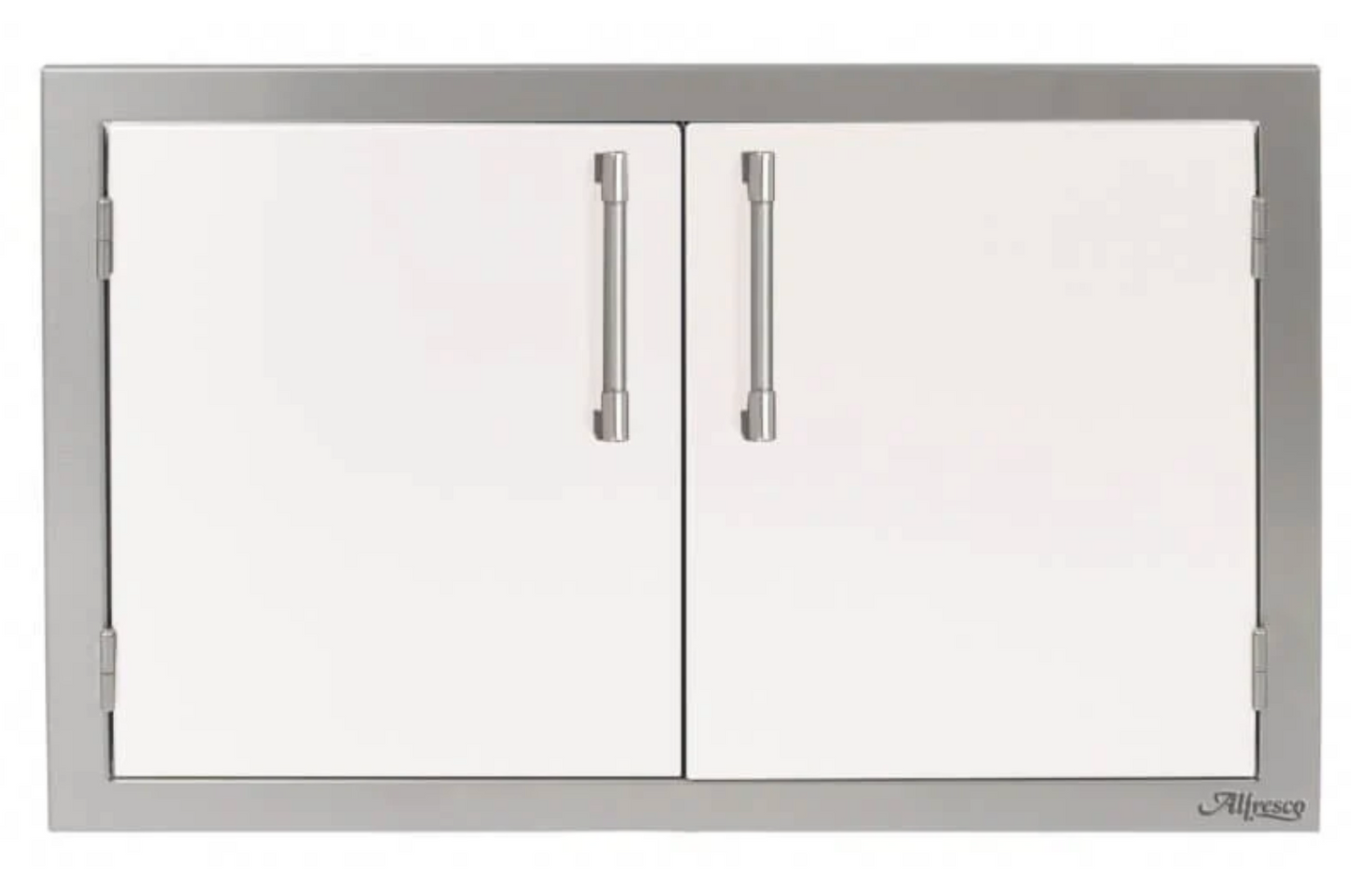 Alfresco 36" Double Access Door - Signal White-Gloss