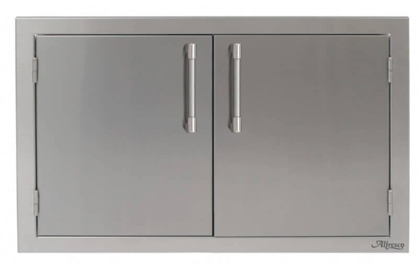 Alfresco 36" Double Access Door - Signal Grey-Gloss