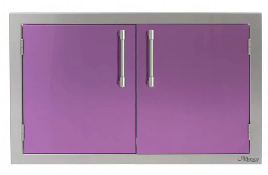 Alfresco 36" Double Access Door - Blue Lilac-Gloss