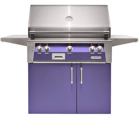 Alfresco 36" Sear Zone Grill Cart - Blue Lilac-Gloss