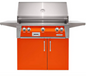 Alfresco 36" Sear Zone Grill Cart - Luminous Orange-Gloss