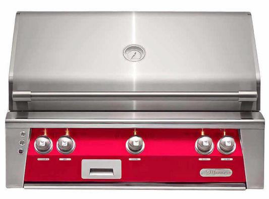 Alfresco 36" Standard Grill Built-In - Raspberry Red-Gloss