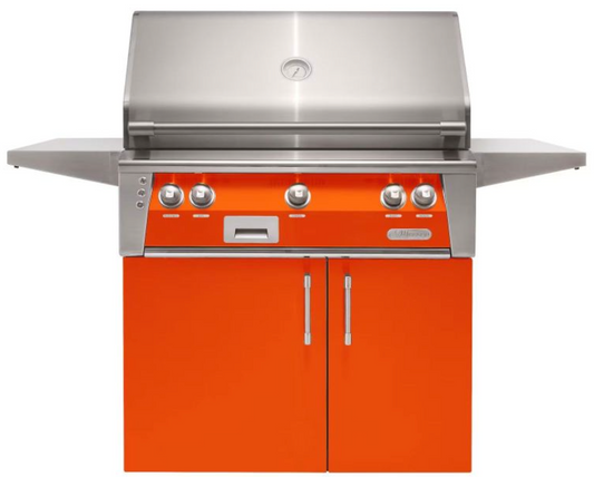 Alfresco 36" Standard Grill w/ Cart - Luminous Orange-Gloss