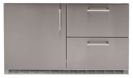 Alfresco 42" Built-In Under Grill Refrigerator - Signal Grey-Gloss