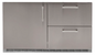 Alfresco 42" Built-In Under Grill Refrigerator - Signal Grey-Gloss