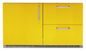 Alfresco 42" Built-In Under Grill Refrigerator - Traffic Yellow-Gloss