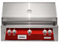 Alfresco 36" Sear Zone Grill Built-In - Carmine Red-Gloss