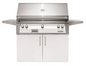 Alfresco 42" Sear Zone Grill w/ Cart - Signal White-Matte