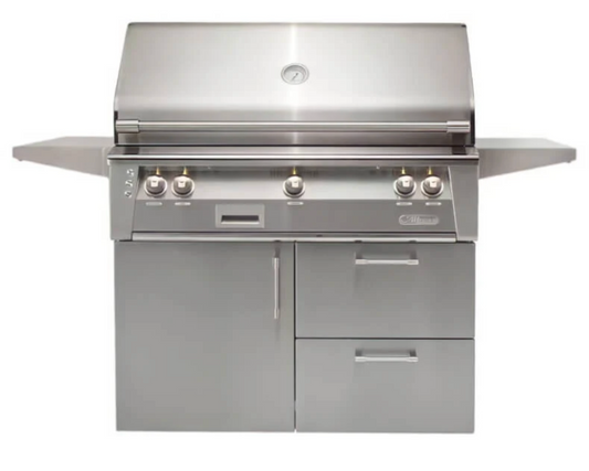 Alfresco 42" Sear Zone Grill w/ Cart Deluxe