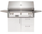 Alfresco 42" Sear Zone Grill w/ Cart Deluxe - Signal White-Gloss