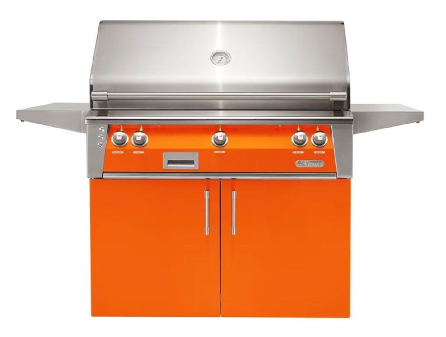 Alfresco 42" Standard Grill w/ Cart - Luminous Orange-Gloss